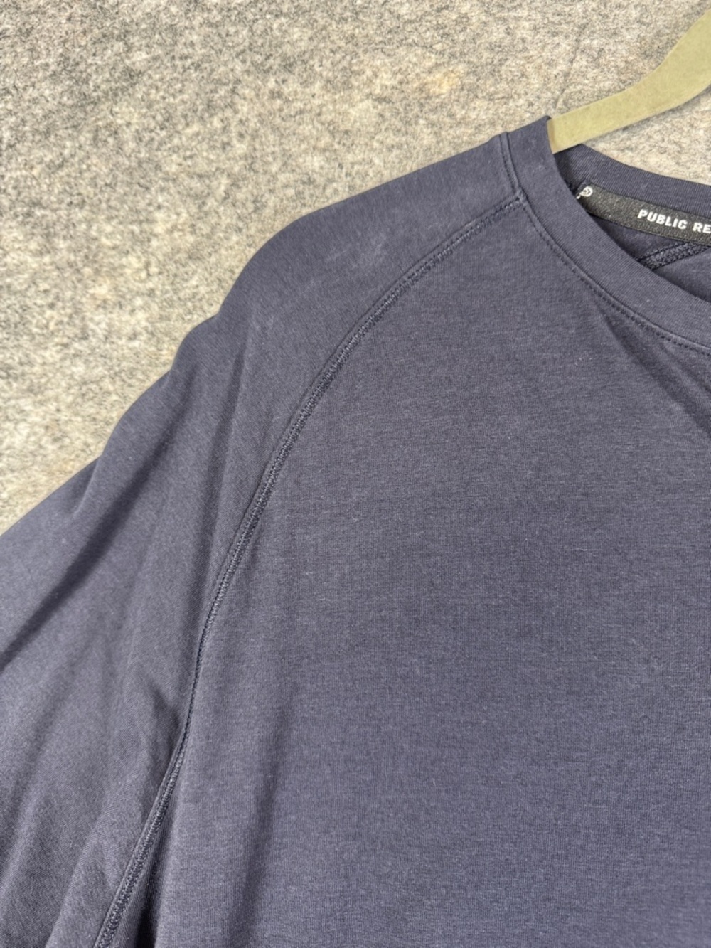 Public Rec Navy Pima Cotton Tencel Short Sleeve Henley Shirt Top Size XL Casual - Picture 4 of 13
